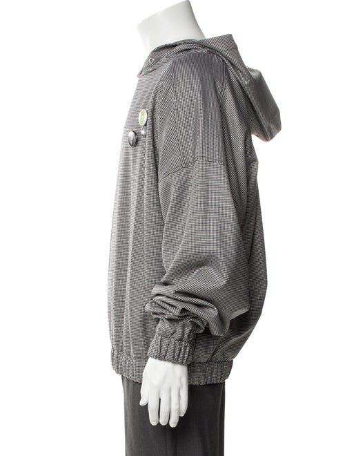 Liberal Youth Ministry Wool Plaid Print Hoodie