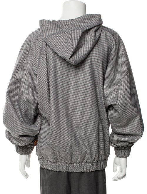 Liberal Youth Ministry Wool Plaid Print Hoodie