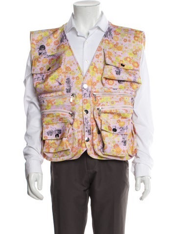 Liberal Youth Ministry Outerwear Floral Print Vest L