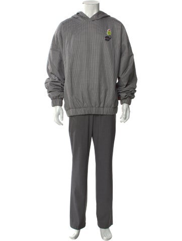 Liberal Youth Ministry Sweatshirts & Hoodies Houndstooth Print Crew Neck Hoodie M