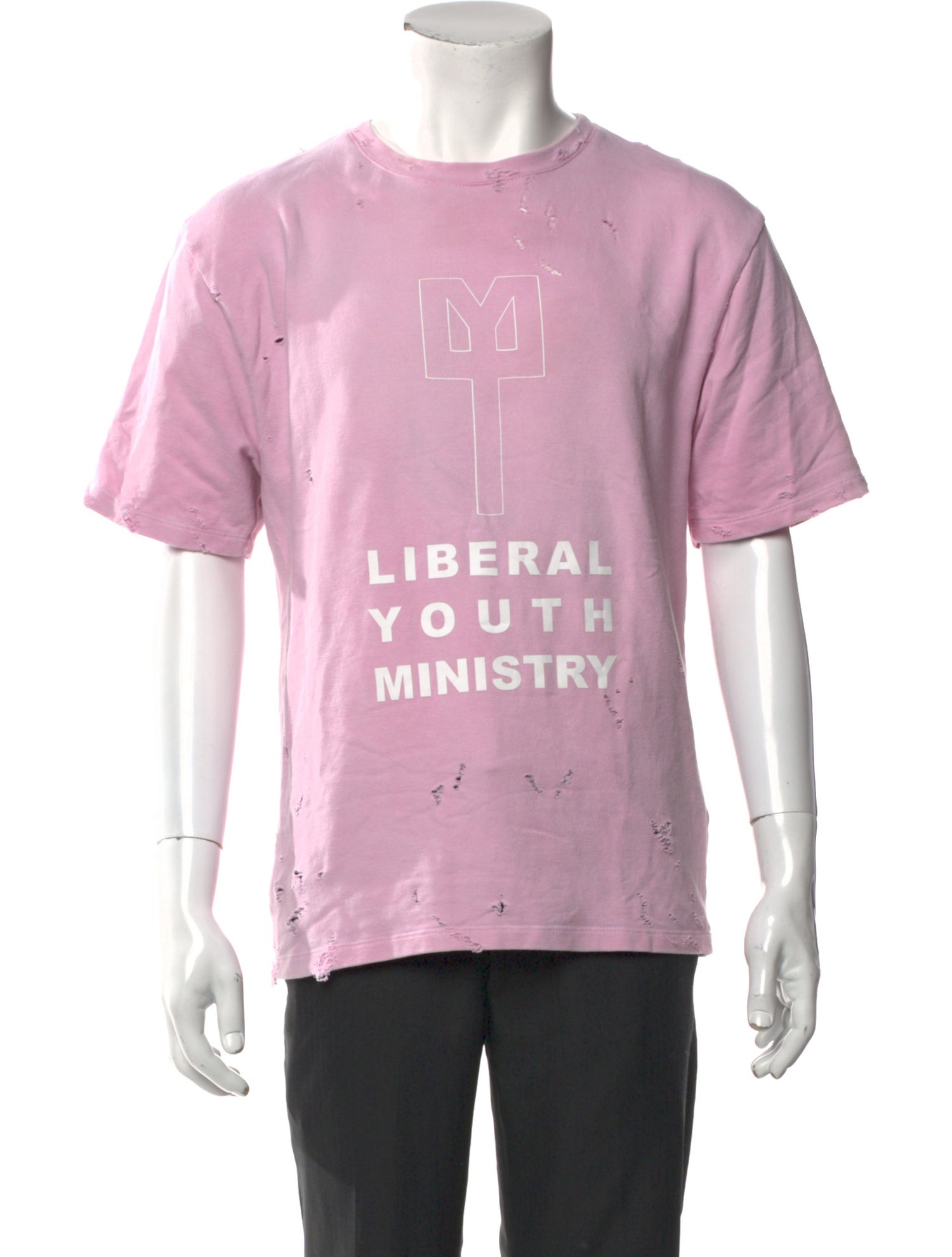 Liberal Youth Ministry Graphic Print Crew Neck T-Shirt