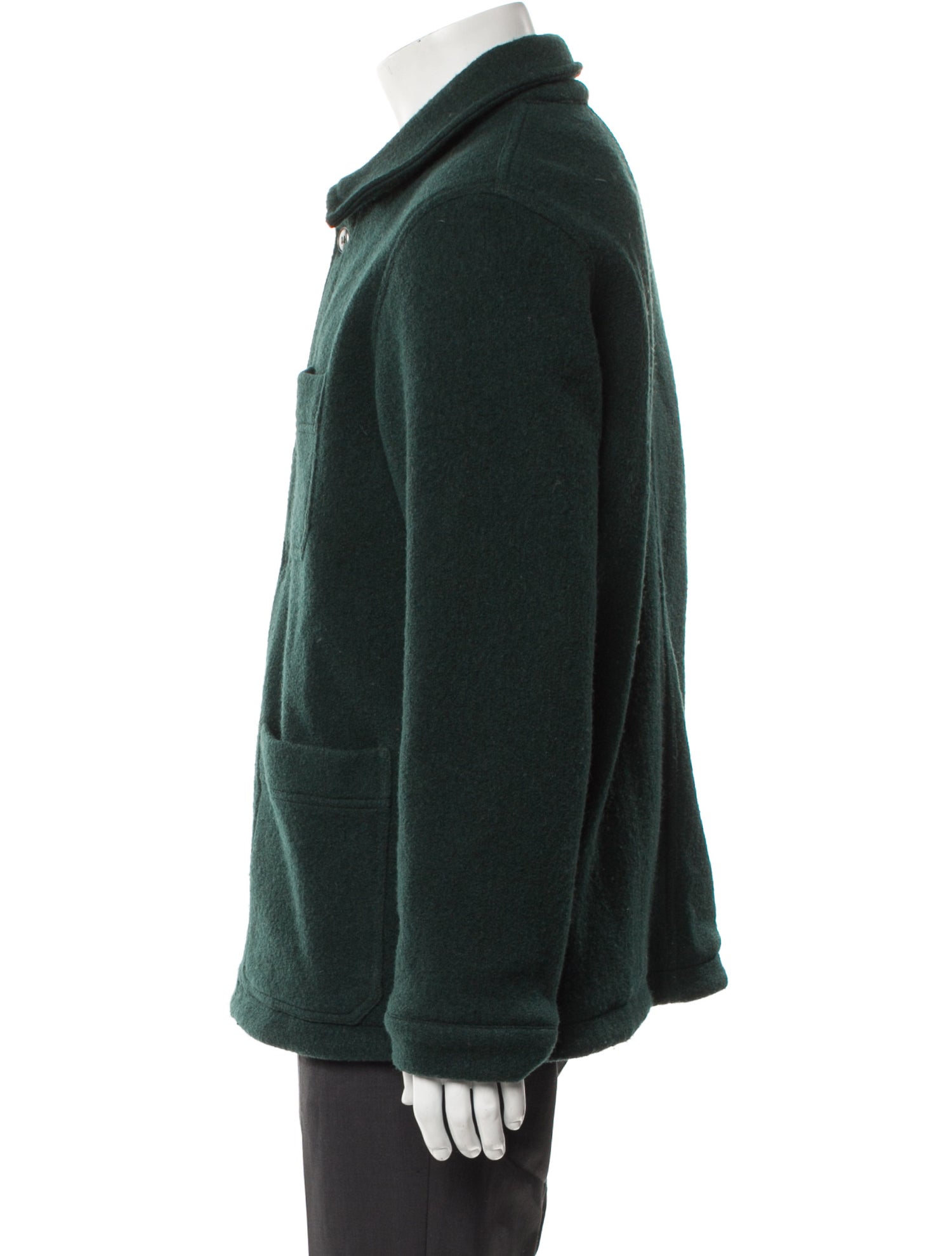 Le Mont Saint Michel Wool Peacoat