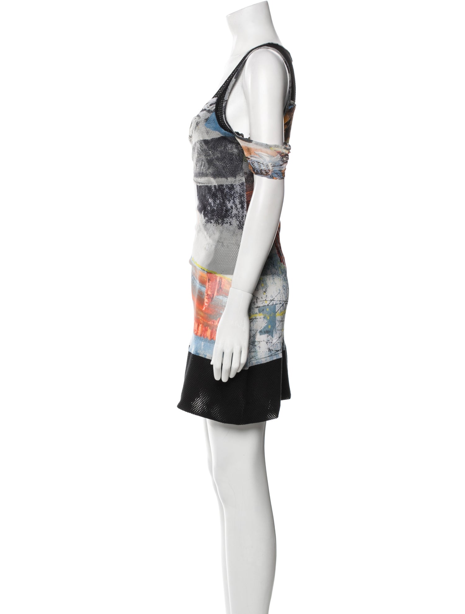 Legatte Jeans Printed Mini Dress