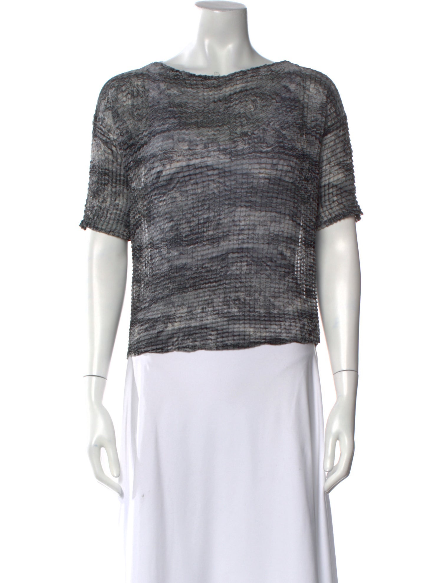 Legatte Jeans Scoop Neck Short Sleeve Top w/ Tags