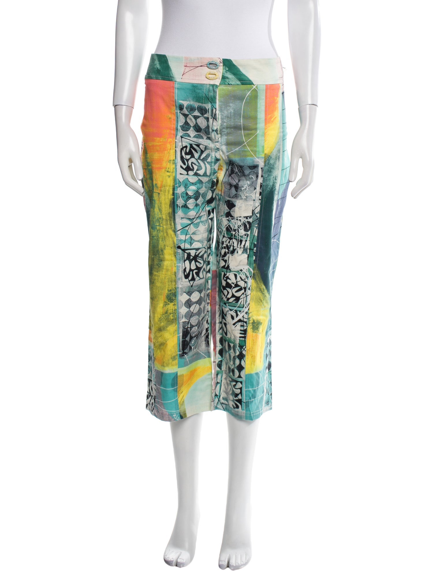 Legatte Jeans Printed Wide Leg Pants w/ Tags