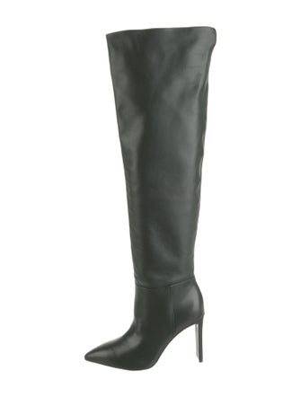 Larroude x Jennifer Fisher Leather Boots