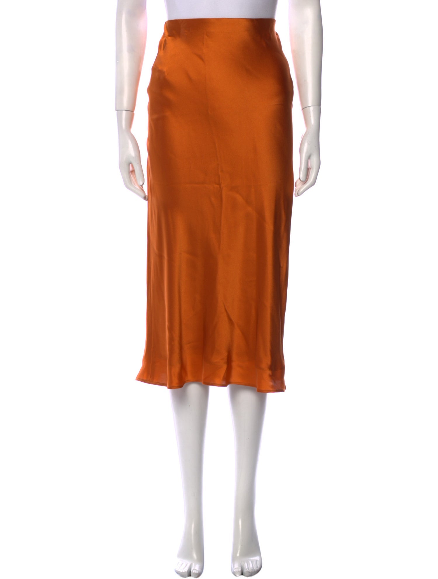 L'agence x Bert Stern Silk Midi Length Skirt