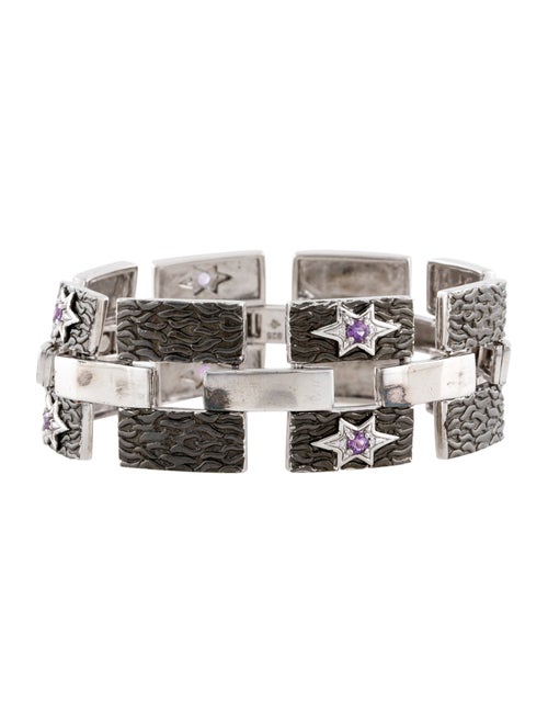 Loretta Castoro Amethyst Celestial Link Bracelet