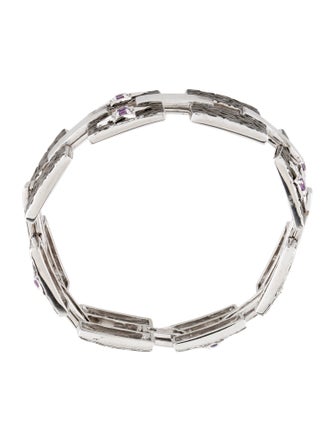 Loretta Castoro Amethyst Celestial Link Bracelet