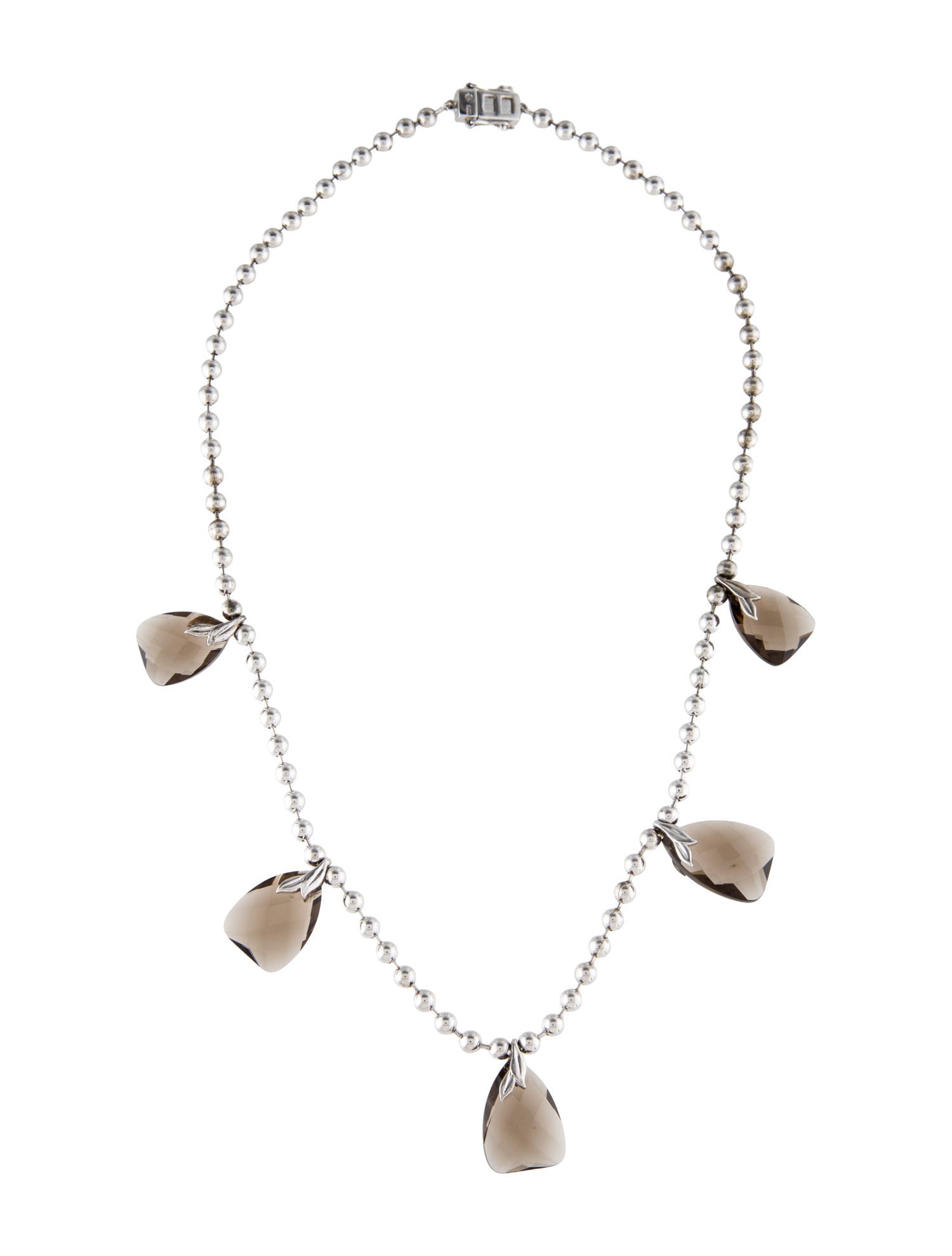Loretta Castoro Smoky Quartz Dangle Necklace