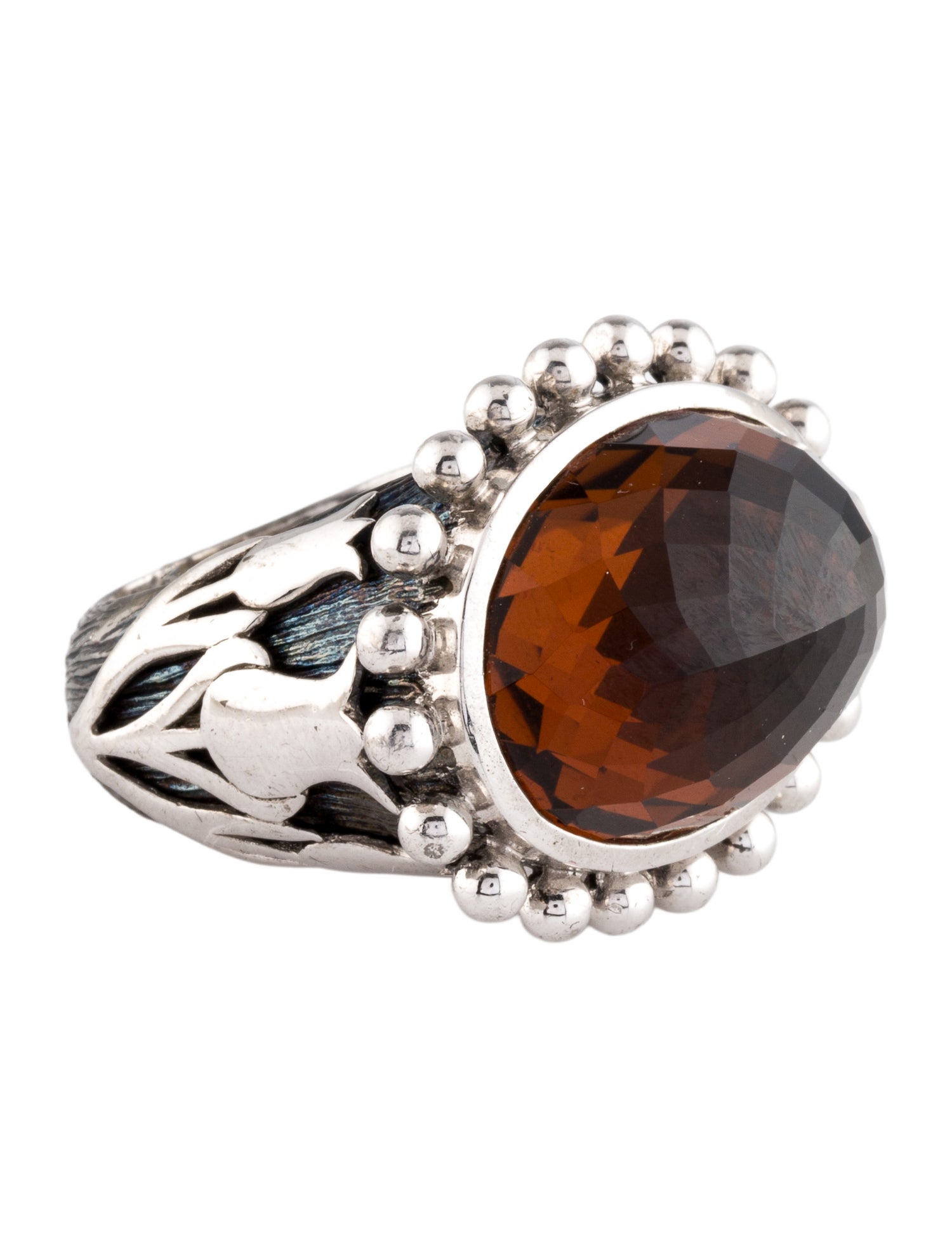 Loretta Castoro Smoky Quartz Imperia Cocktail Ring