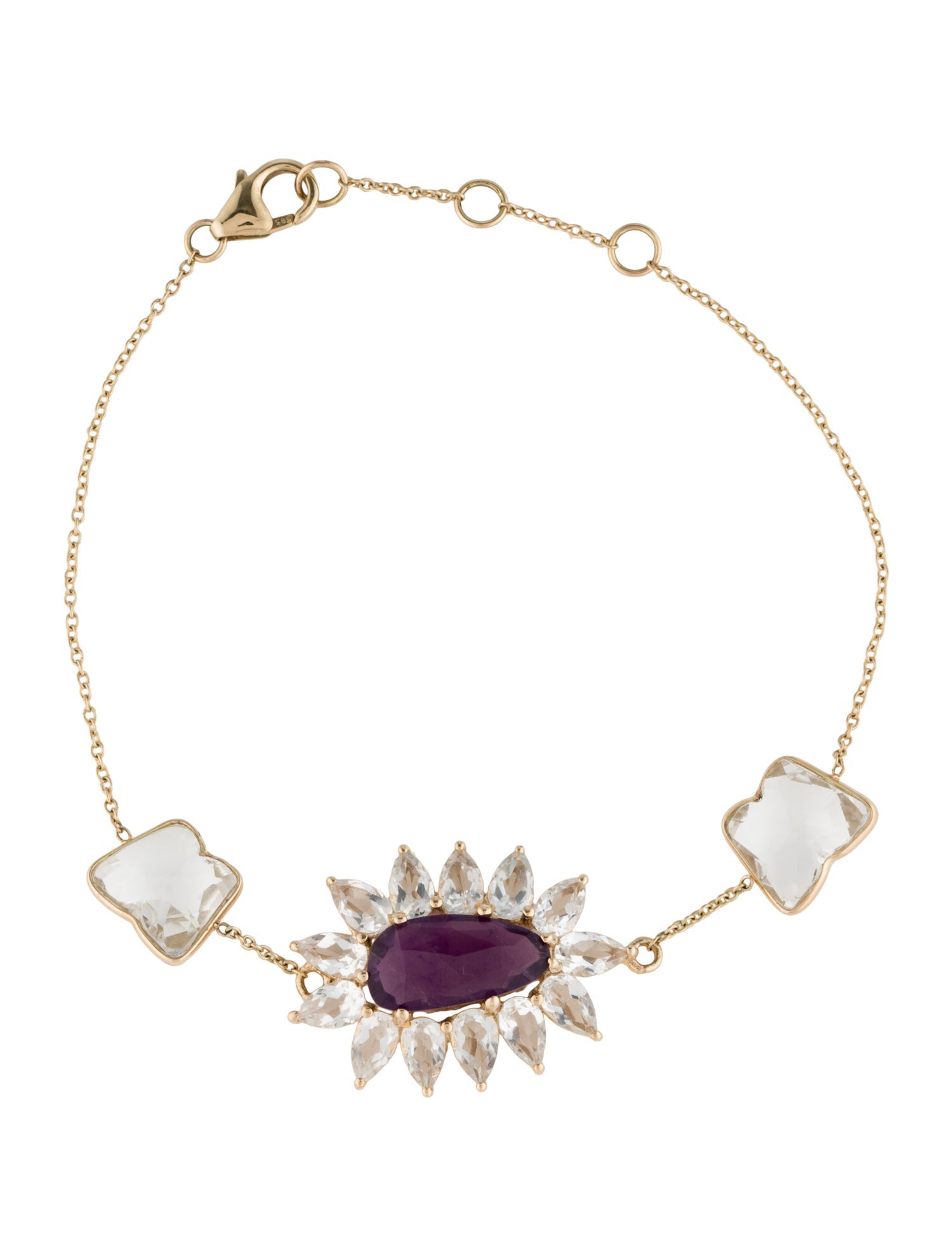 Loretta Castoro 14K Multitone Station Bracelet