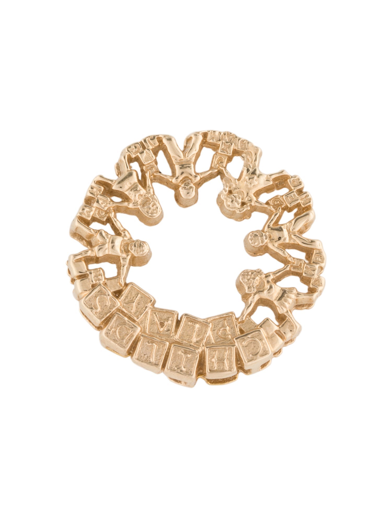 Loretta Castoro 14K Child's Play Pendant