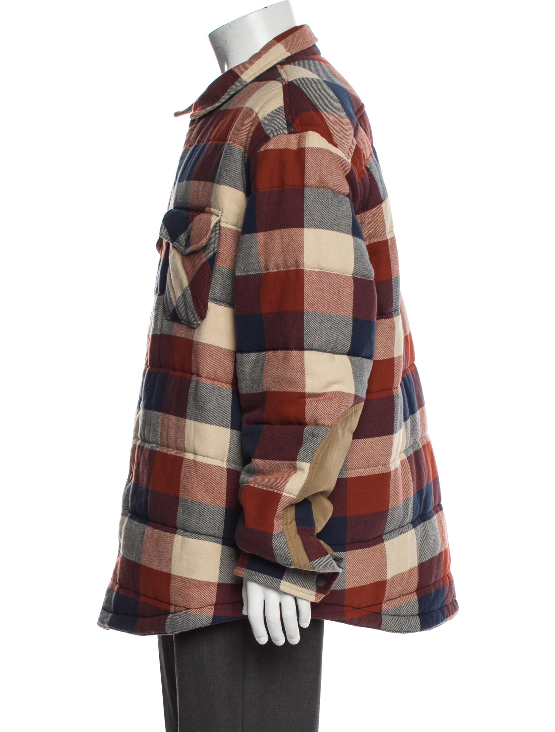 L.L.Bean x Todd Snyder Plaid Print Puffer Coat