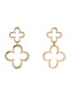 L. Klein 18K Fiore Double Drop Earrings