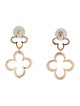 L. Klein 18K Fiore Double Drop Earrings