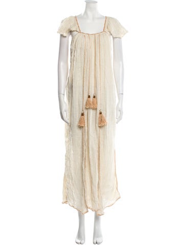 Las Noches Ibiza Dresses Square Neckline Long Dress S