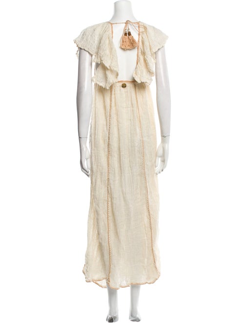 Las Noches Ibiza Square Neckline Long Dress