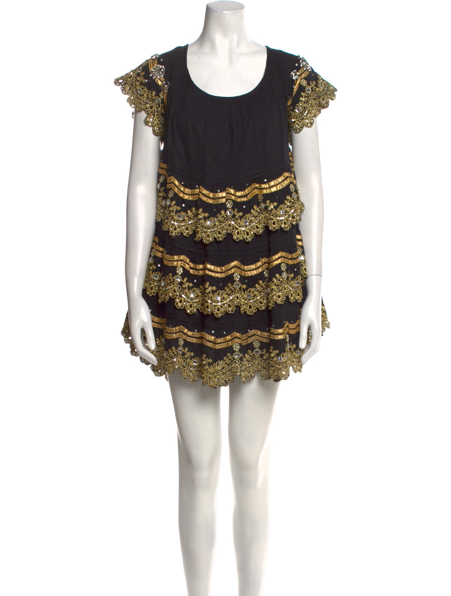 Las Noches Ibiza Printed Mini Dress