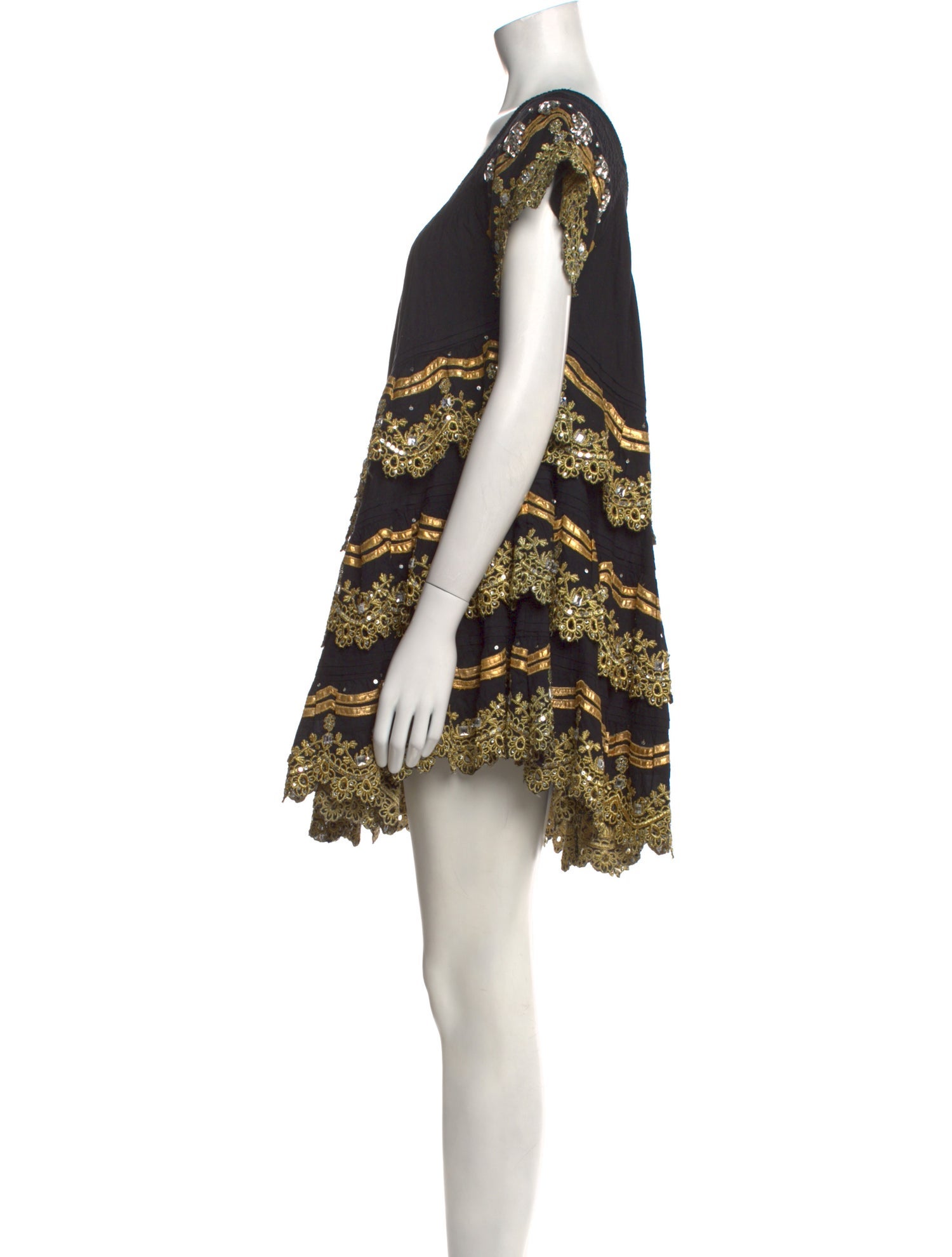 Las Noches Ibiza Printed Mini Dress