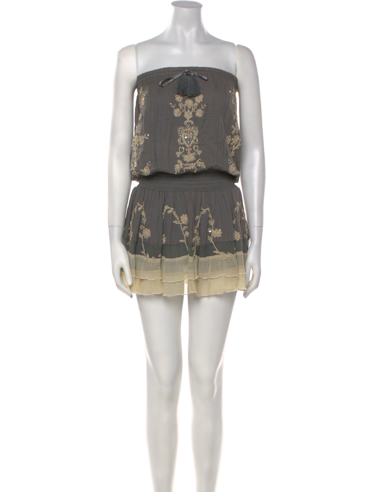 Las Noches Ibiza Printed Mini Dress