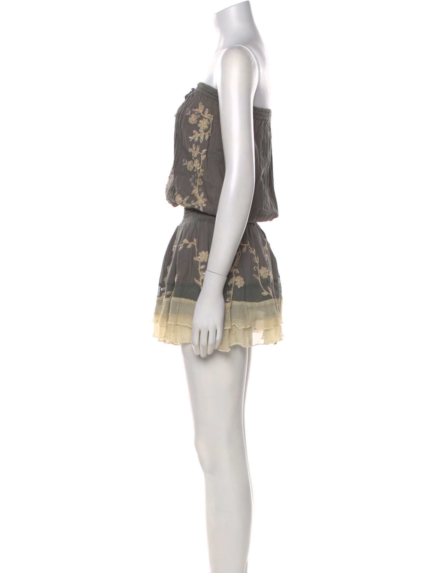 Las Noches Ibiza Printed Mini Dress