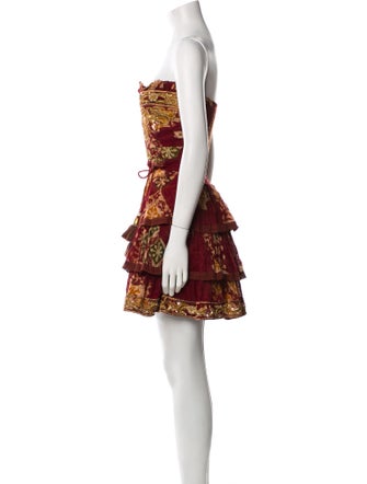 Las Noches Ibiza Printed Mini Dress