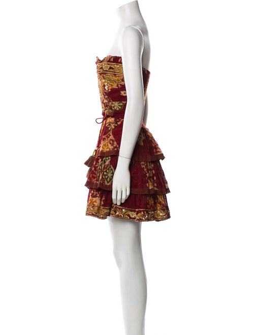 Las Noches Ibiza Printed Mini Dress