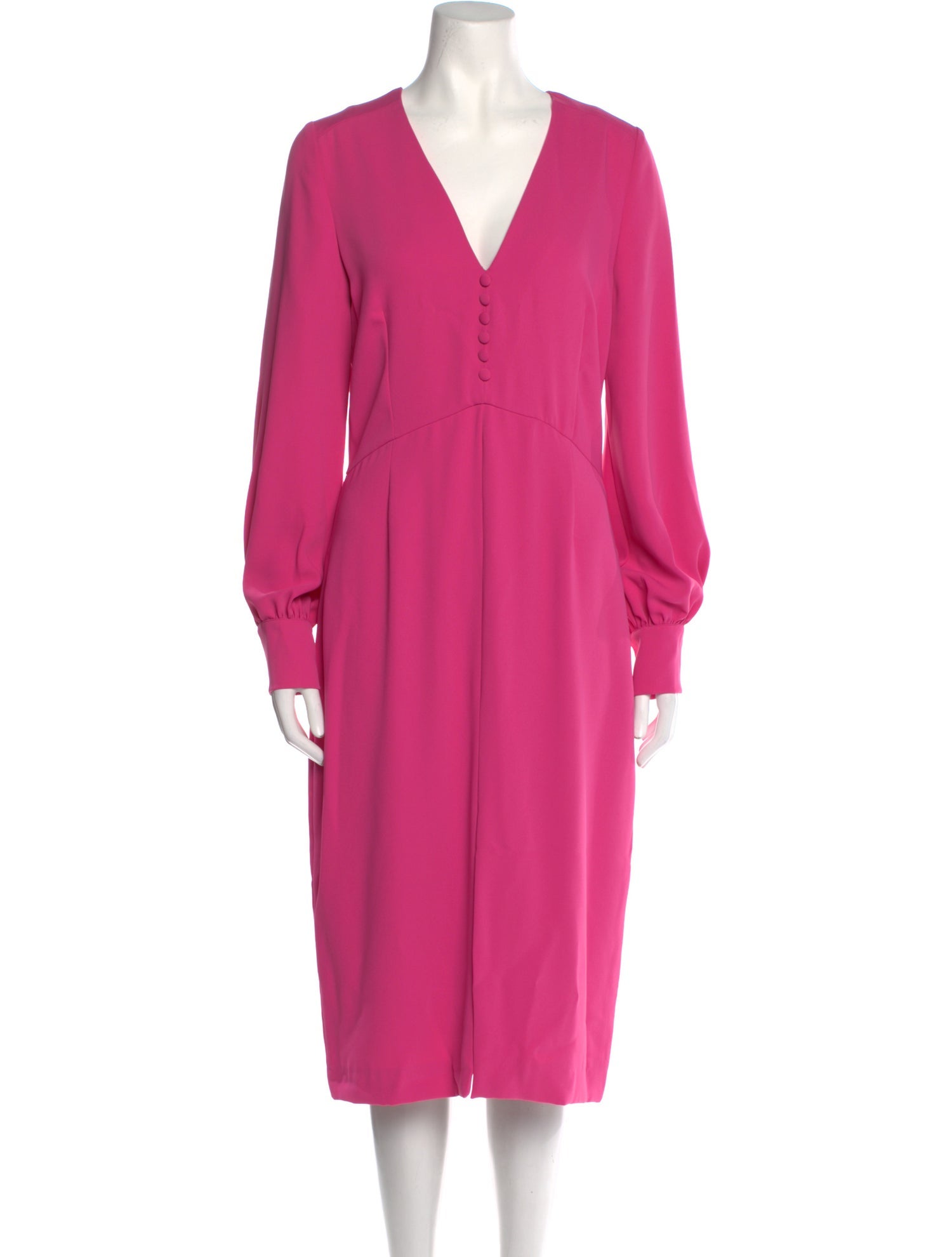 Maison Laviniaturra V-Neck Midi Length Dress