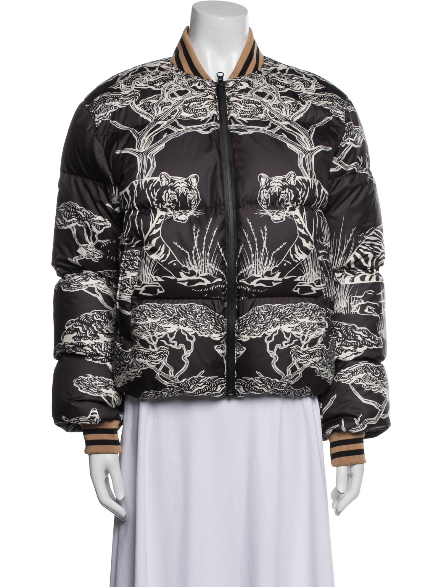 Las Surenas Printed Bomber Jacket