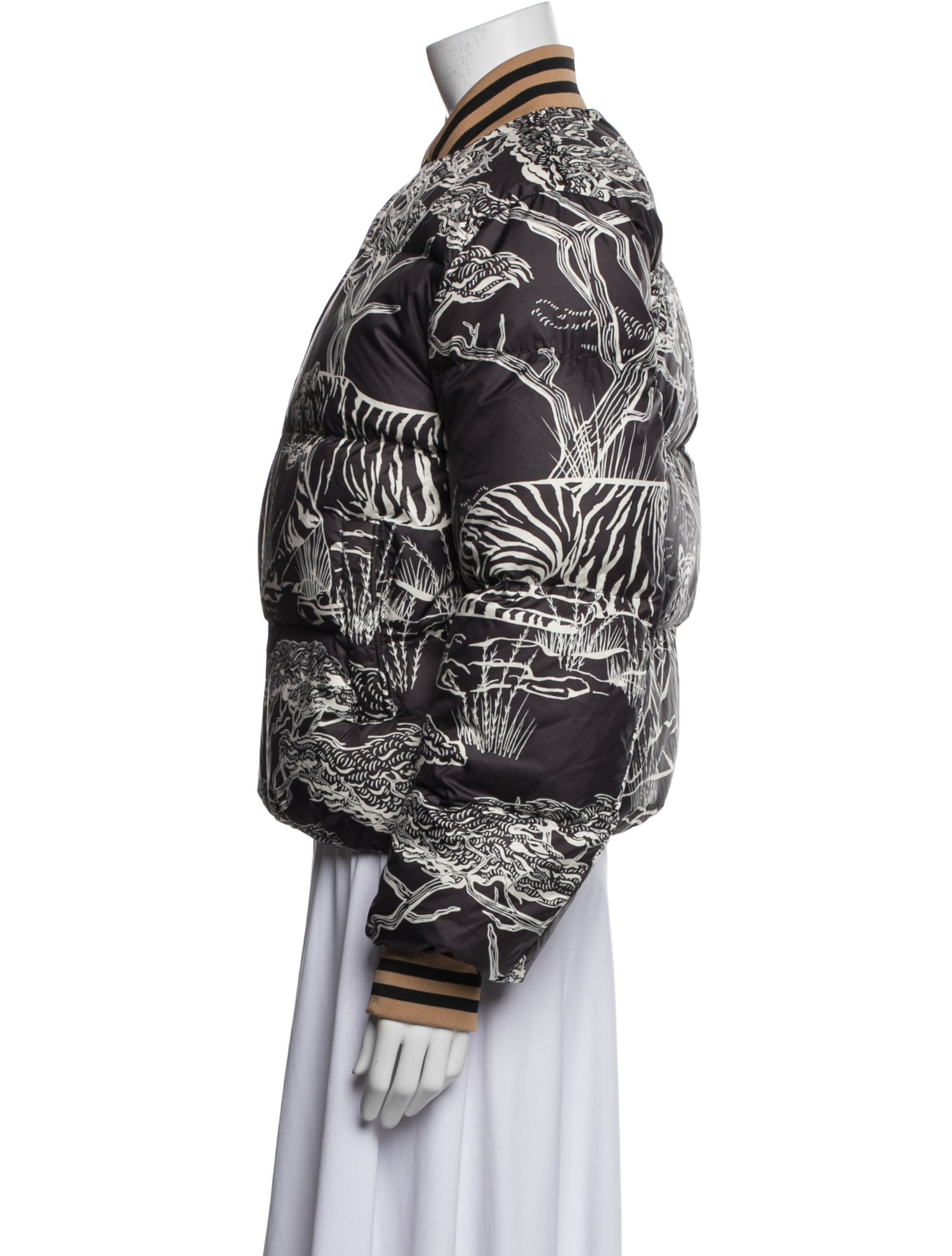 Las Surenas Printed Bomber Jacket