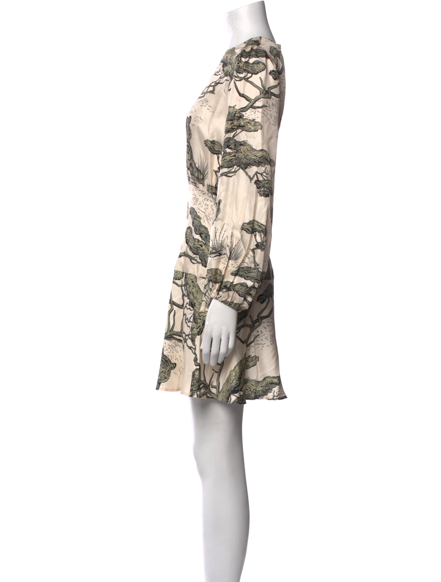 Las Surenas Silk Mini Dress w/ Tags