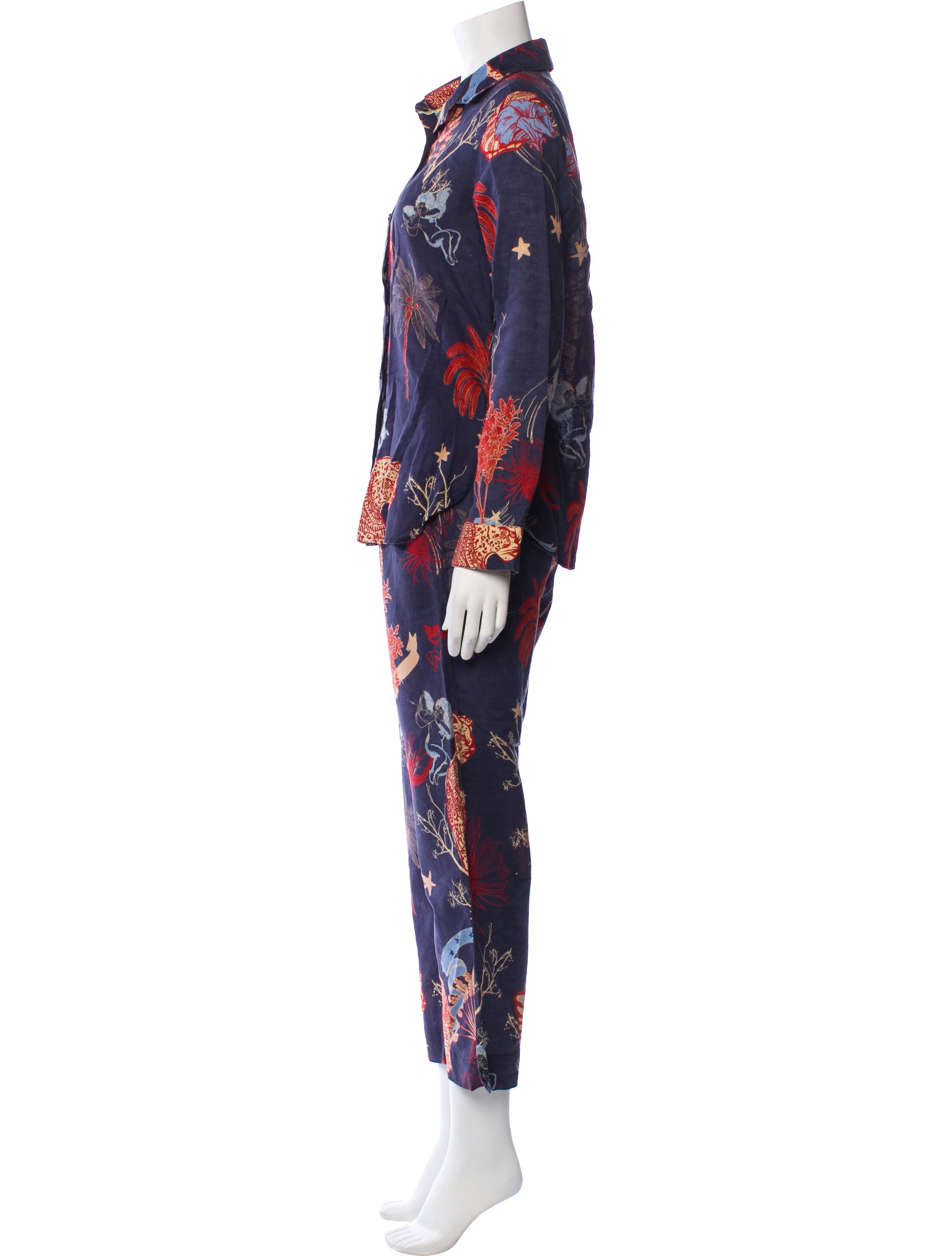 Las Surenas Printed Pant Set