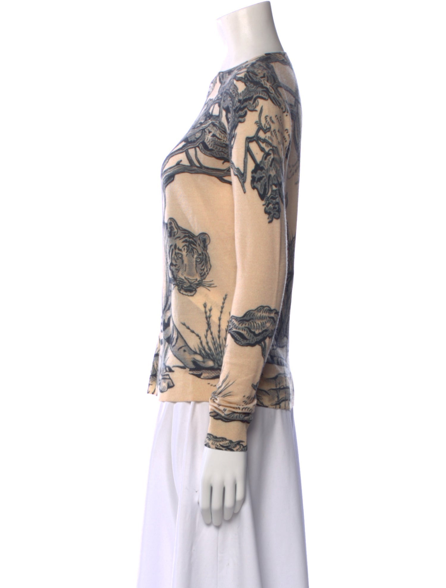 Las Surenas Cashmere Printed Sweater