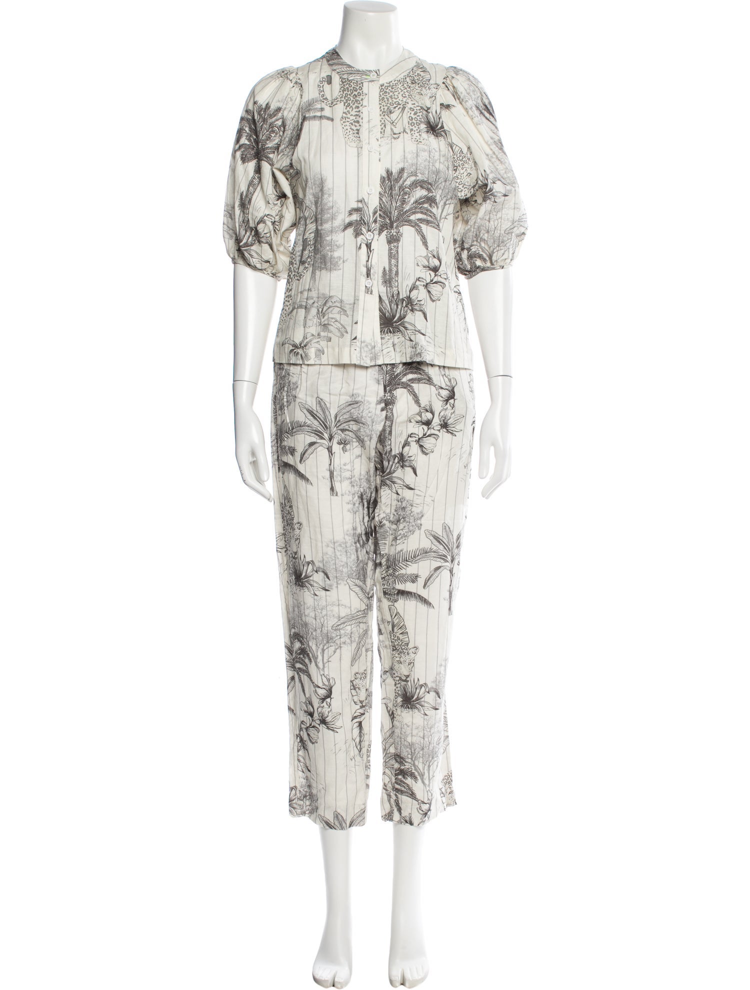 Las Surenas Linen Printed Set