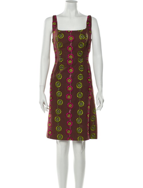 Lilly Pulitzer Printed Knee-Length Dress Brown