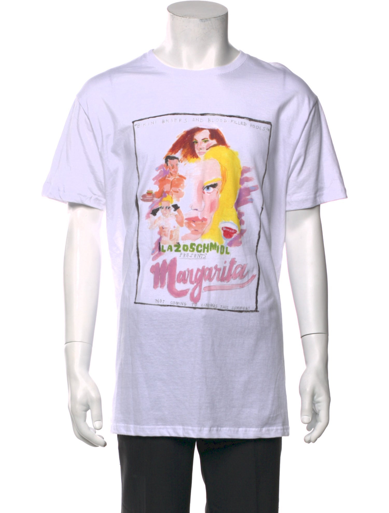 Lazoschmidl Graphic Print Crew Neck T-Shirt