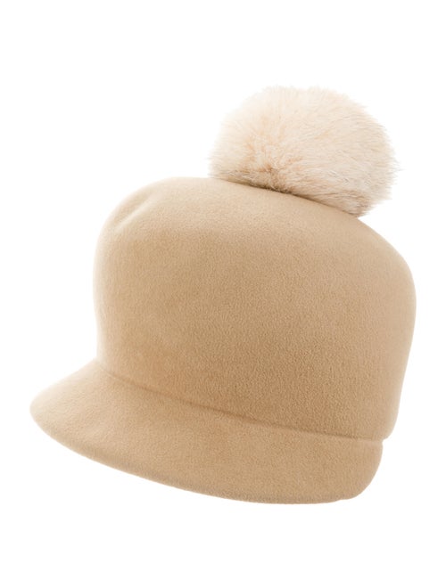 Lola Hats Felt Fedora Hat Tan