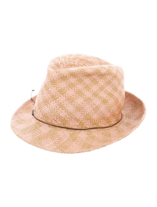 Lola Hats Raffia Fedora Hat Tan