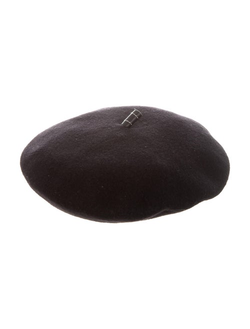 Lola Hats Wool Beret Hat Black