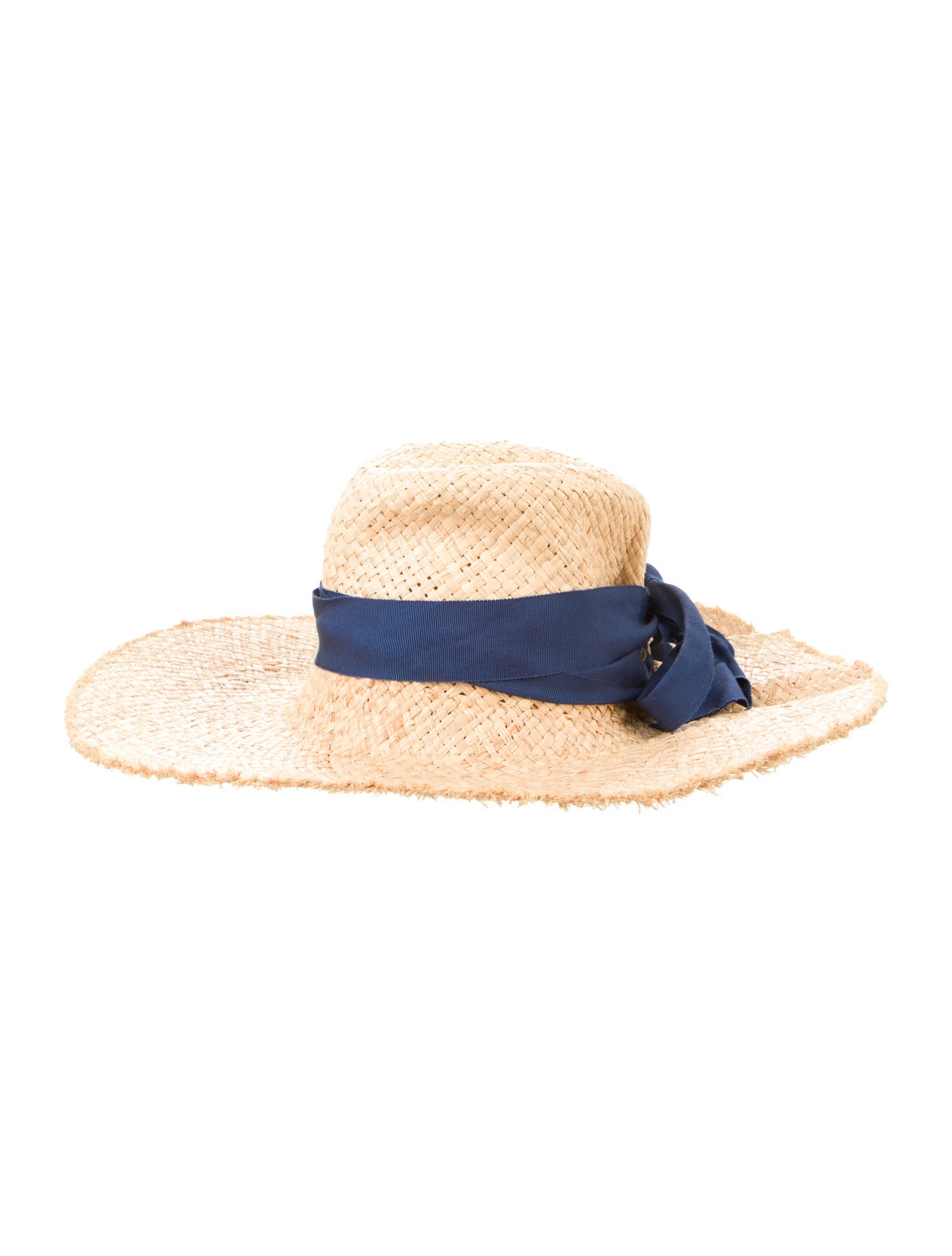 Lola Hats Wide Brim Ribbon Accent Summer Hat