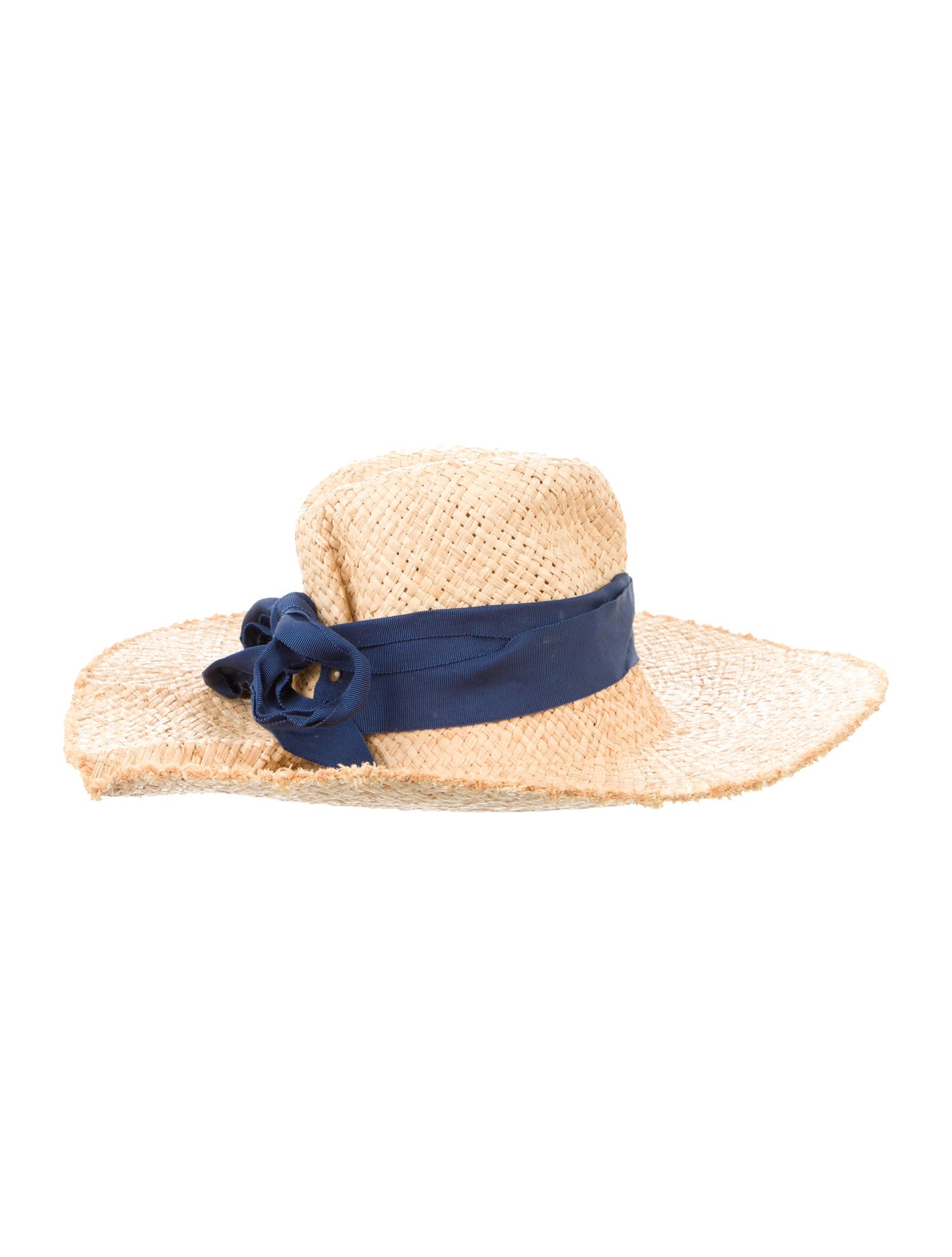 Lola Hats Wide Brim Ribbon Accent Summer Hat