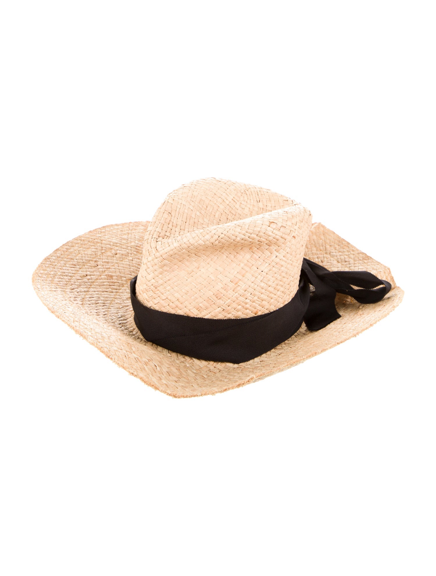 Lola Hats Wide Brim Ribbon Accent