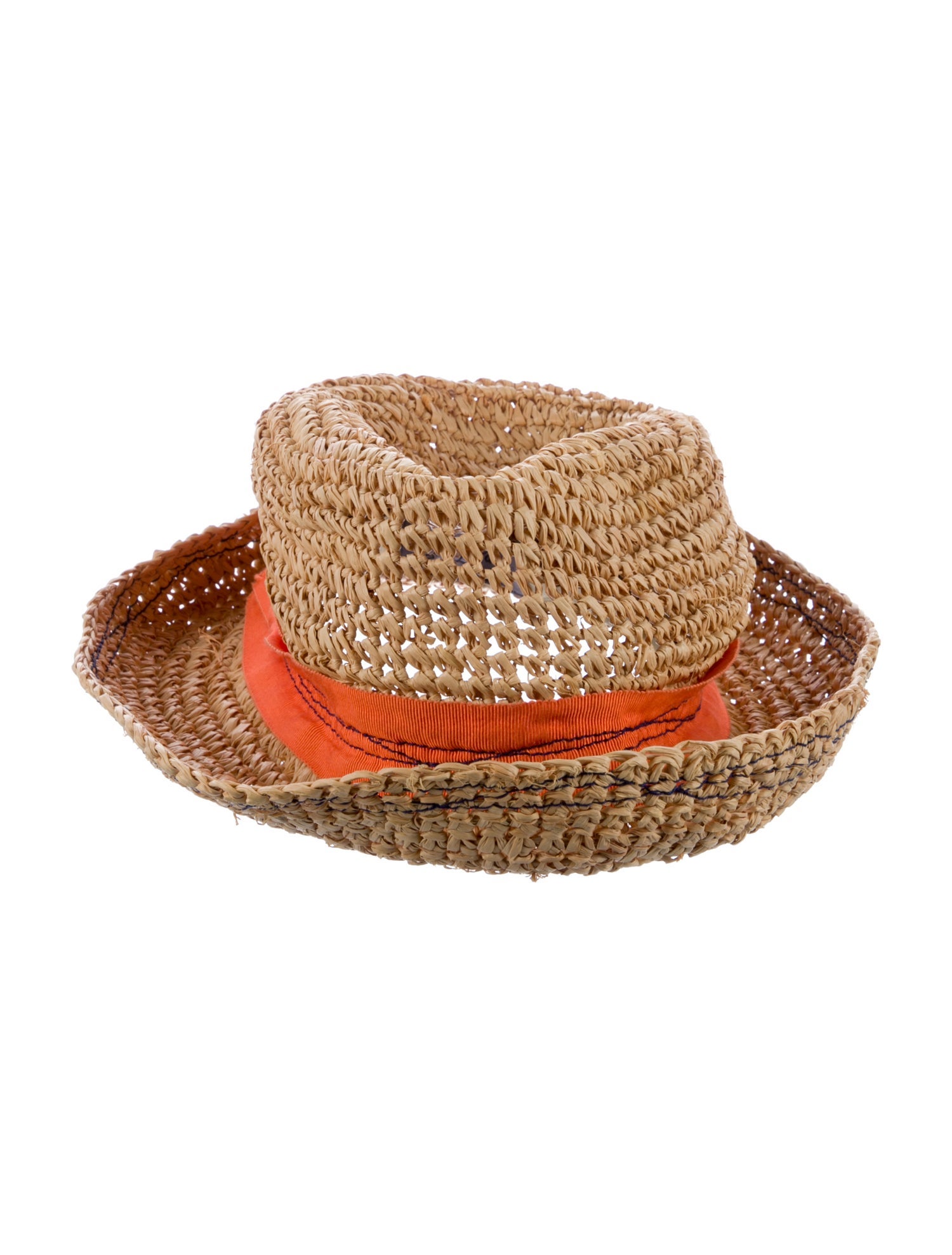 Lola Hats Synthetic-Blend Woven Fedora Hat