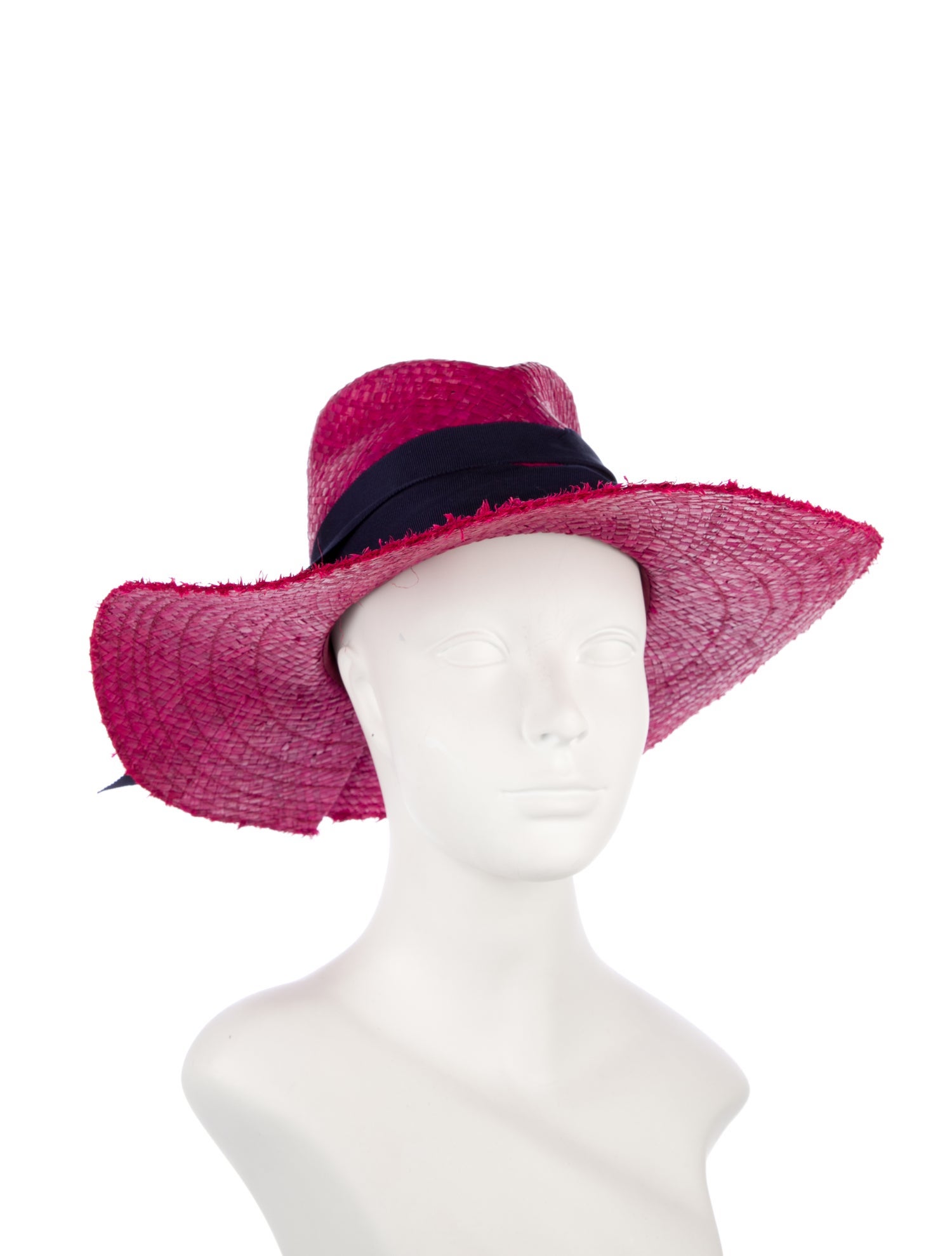 Lola Hats Pink straw hat