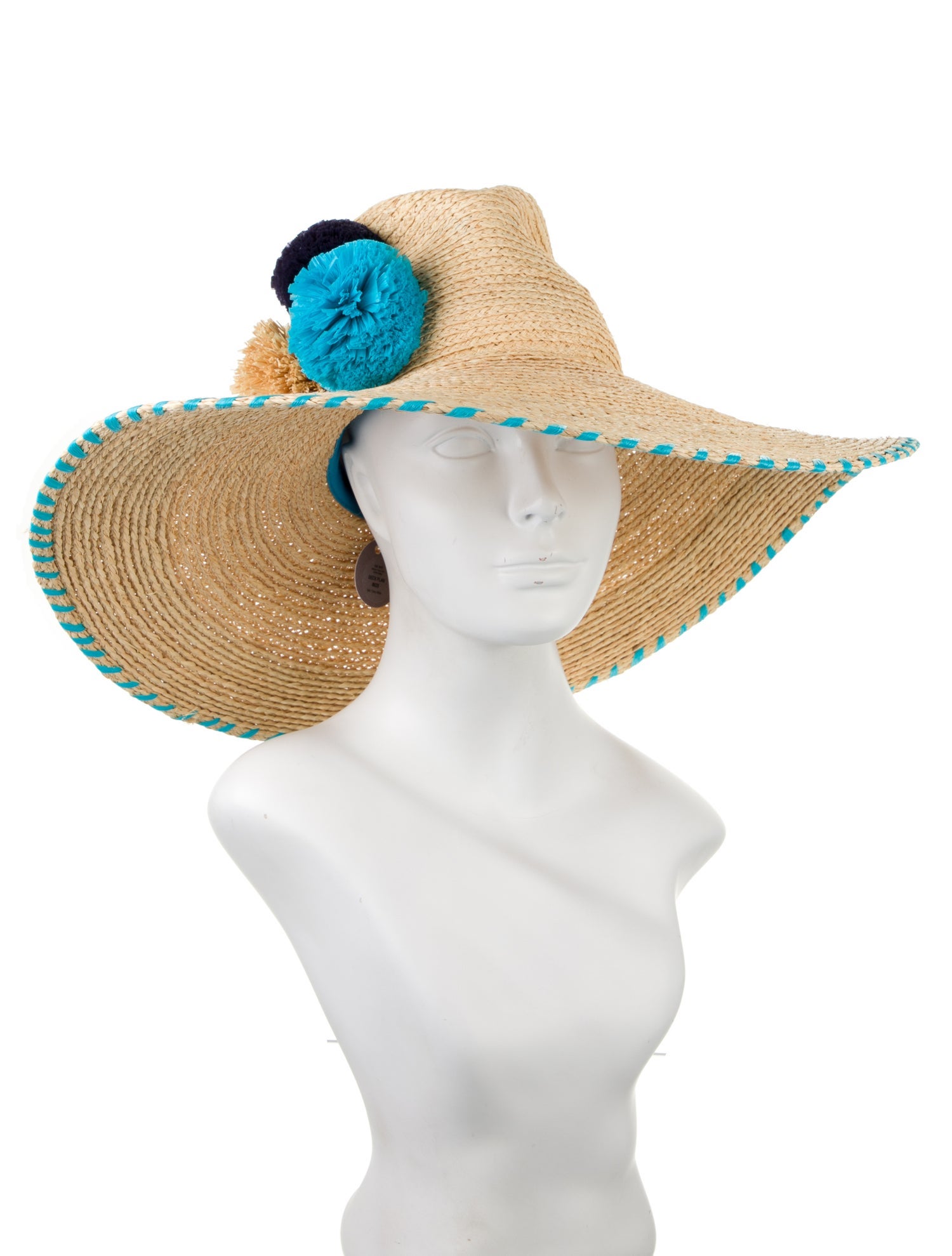 Lola Hats Lola Hats raffia neutral sun hat