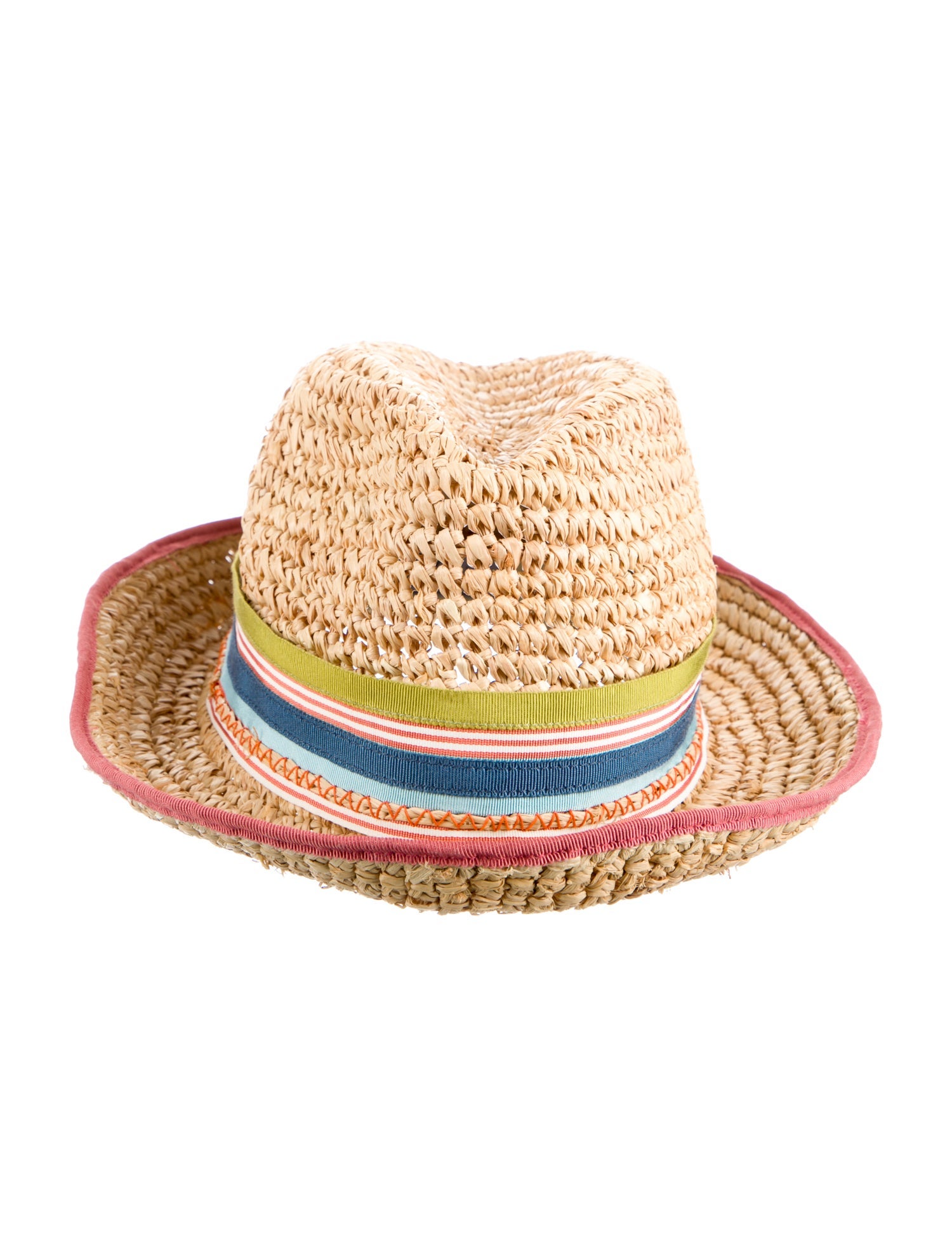 Lola Hats Straw Fedora Hat