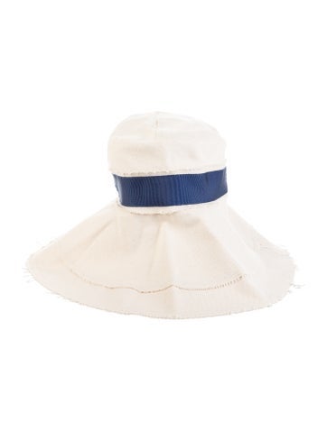 Pre-owned Lola Hats Tan Bucket Hat With Grosgrain Trim In Neutral