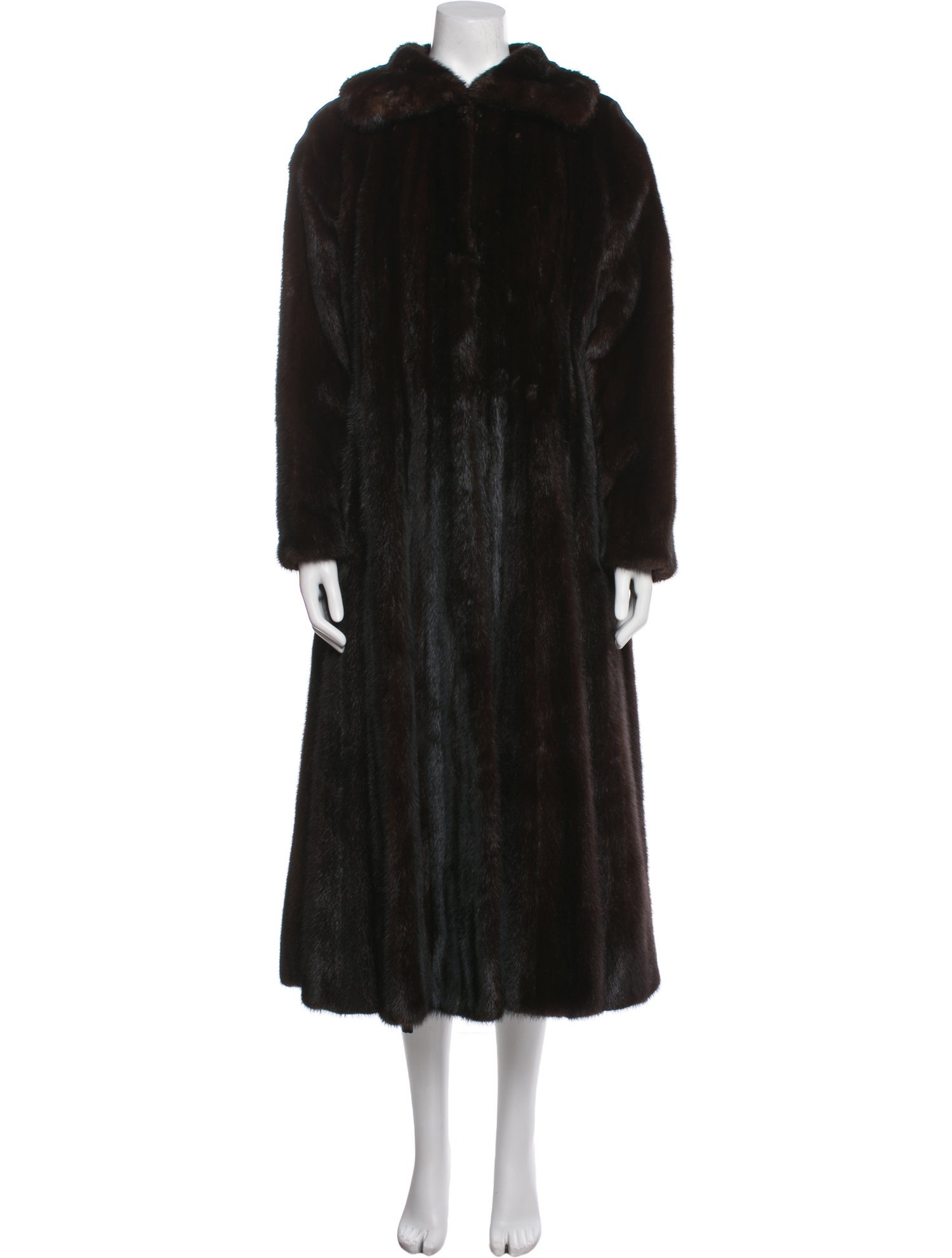 Black Diamond Mink Fur Coat