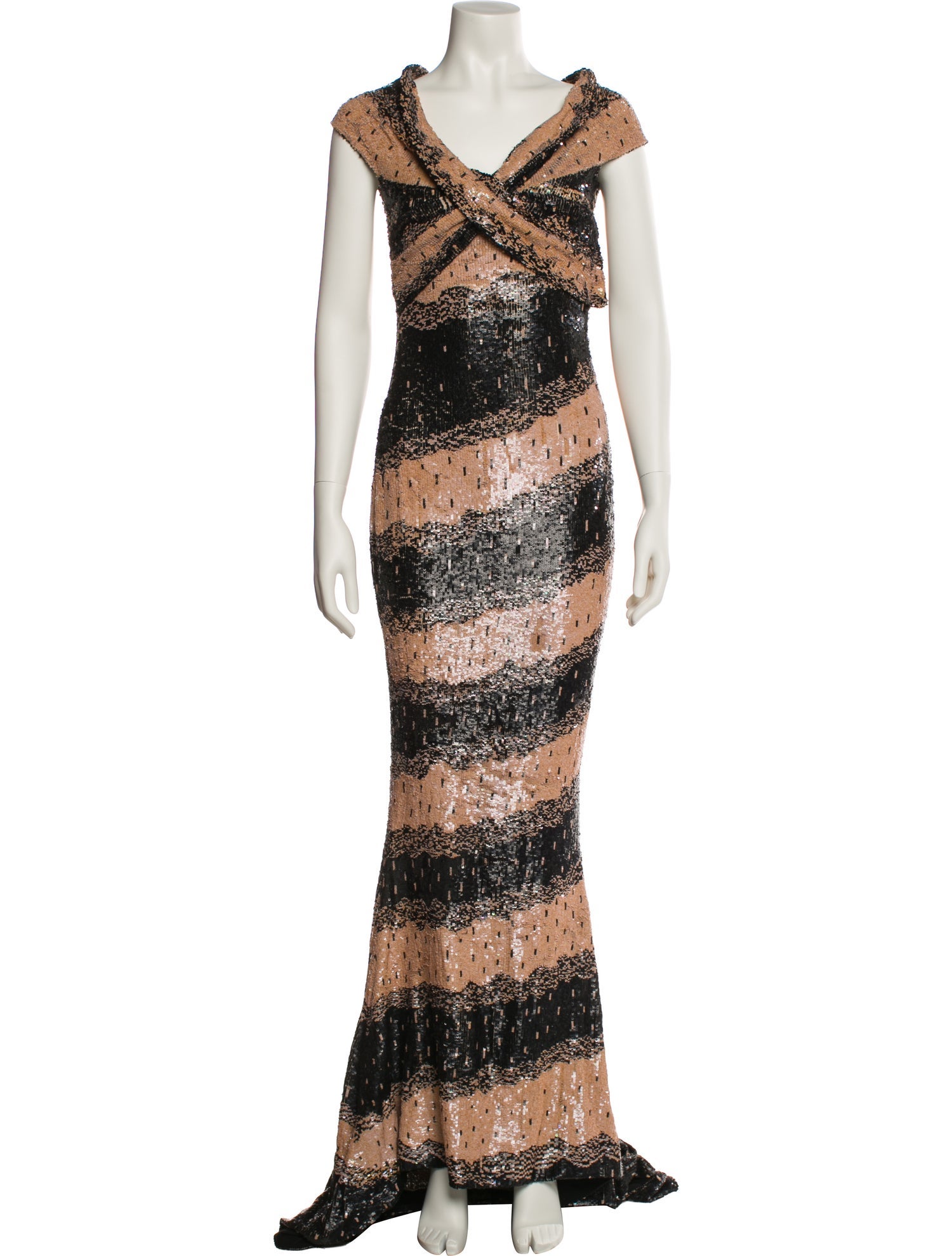 Lloyd Klein Paris Sequin Long Dress